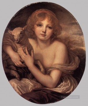  Baptiste Oil Painting - Innocence portrait Jean Baptiste Greuze